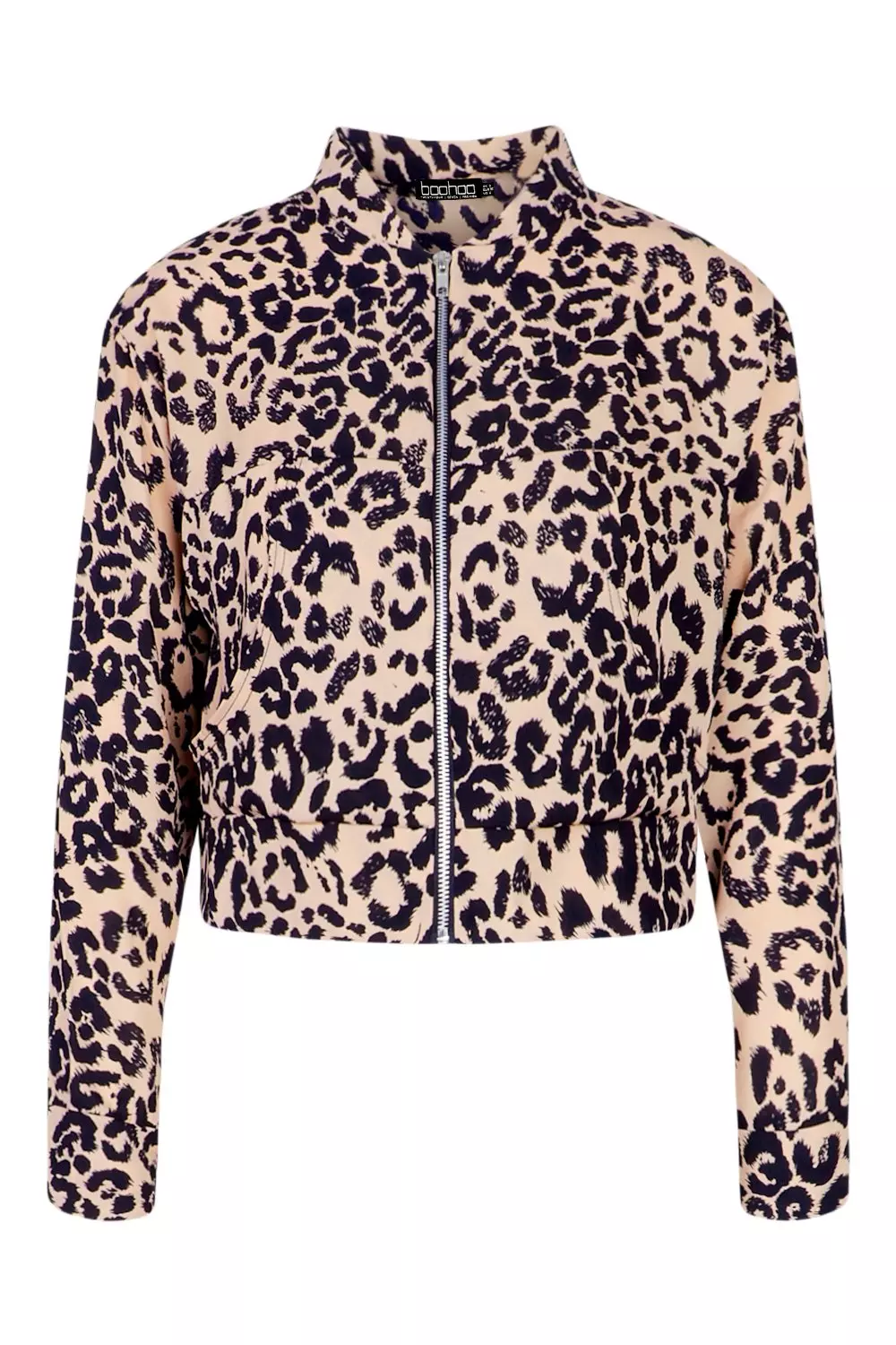 Boohoo leopard jacket best sale