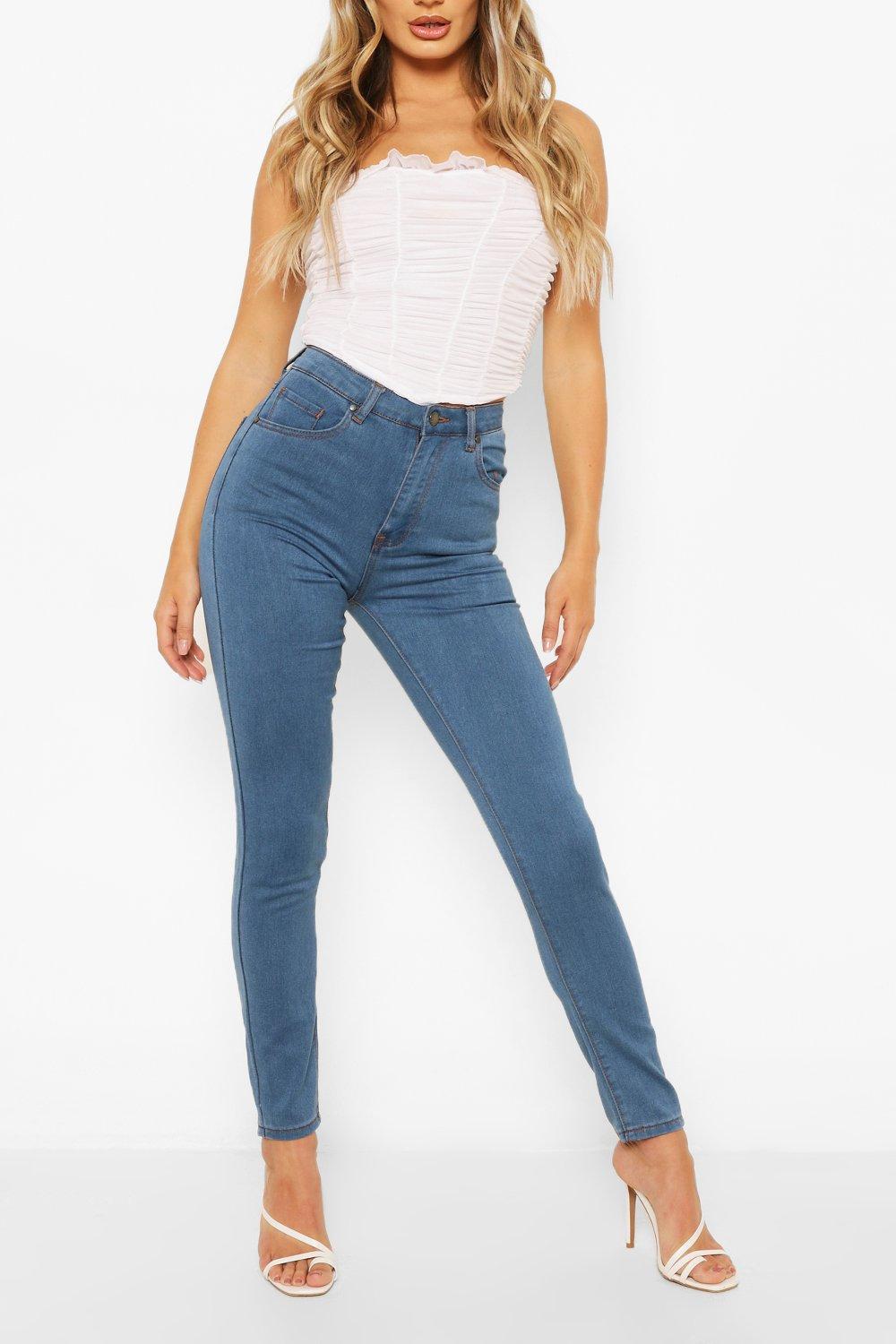 super skinny high waisted jeans