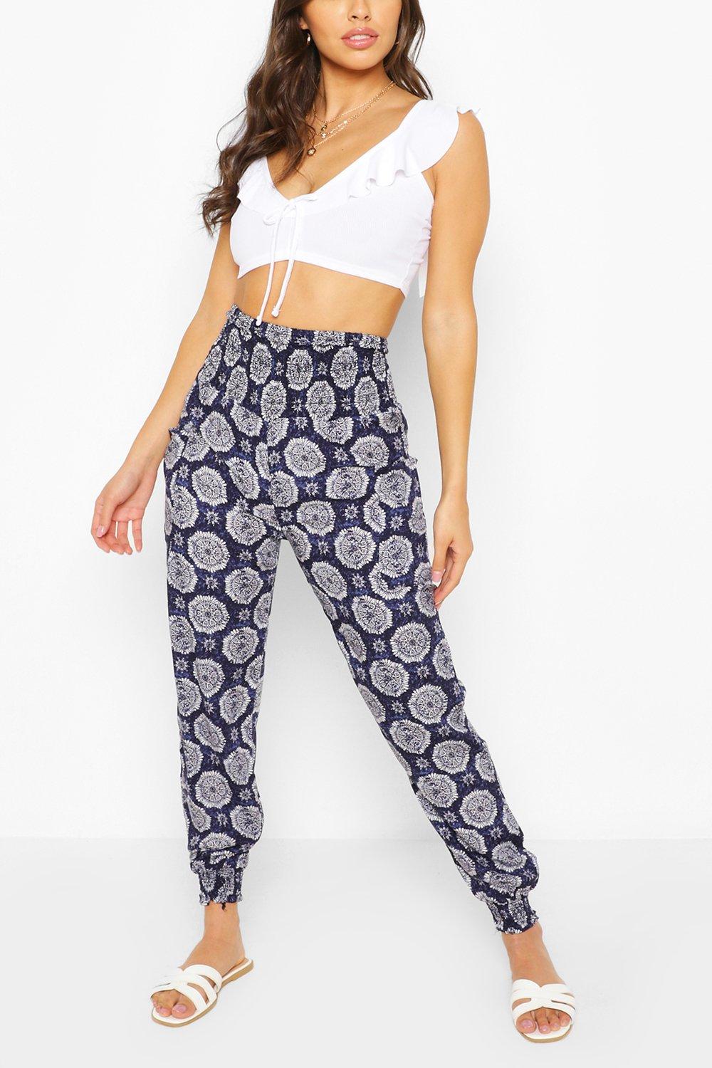 printed joggers