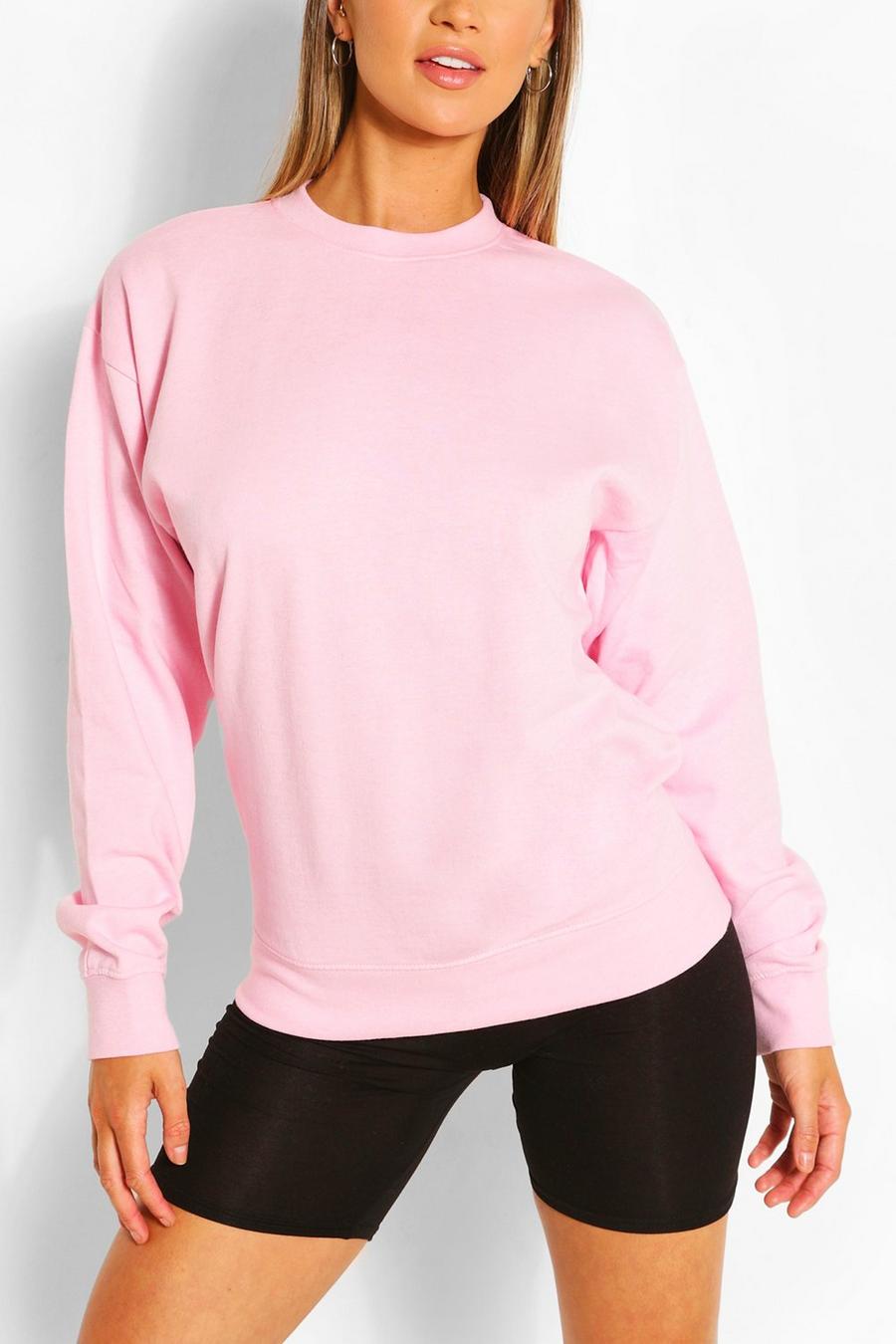 Pink Oversize sweatshirt  image number 1