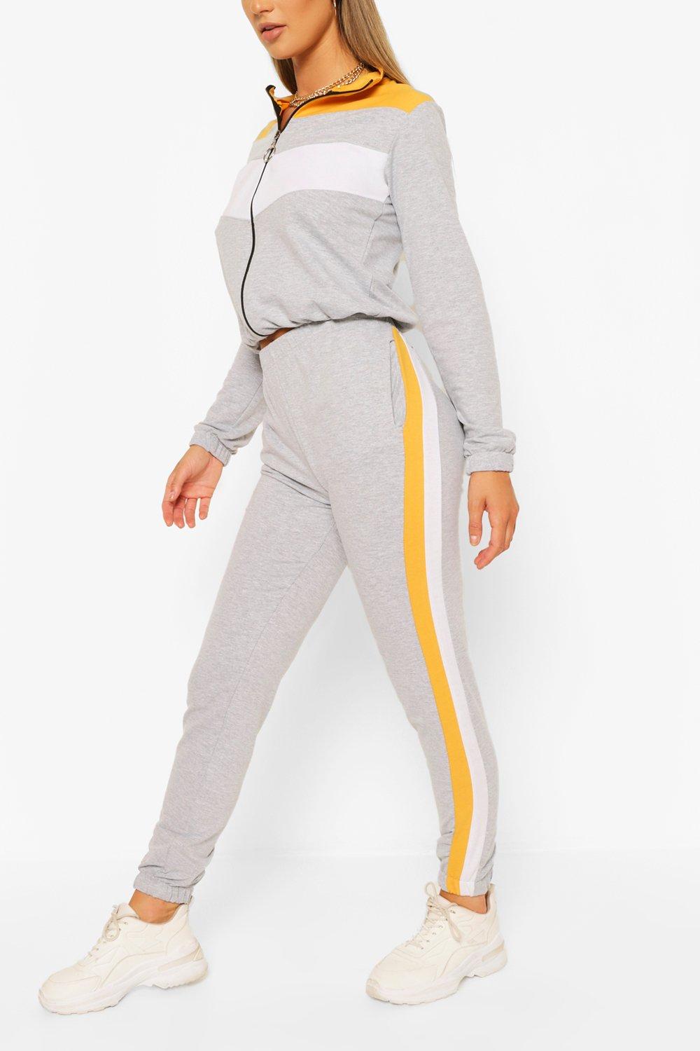 high neck tracksuit