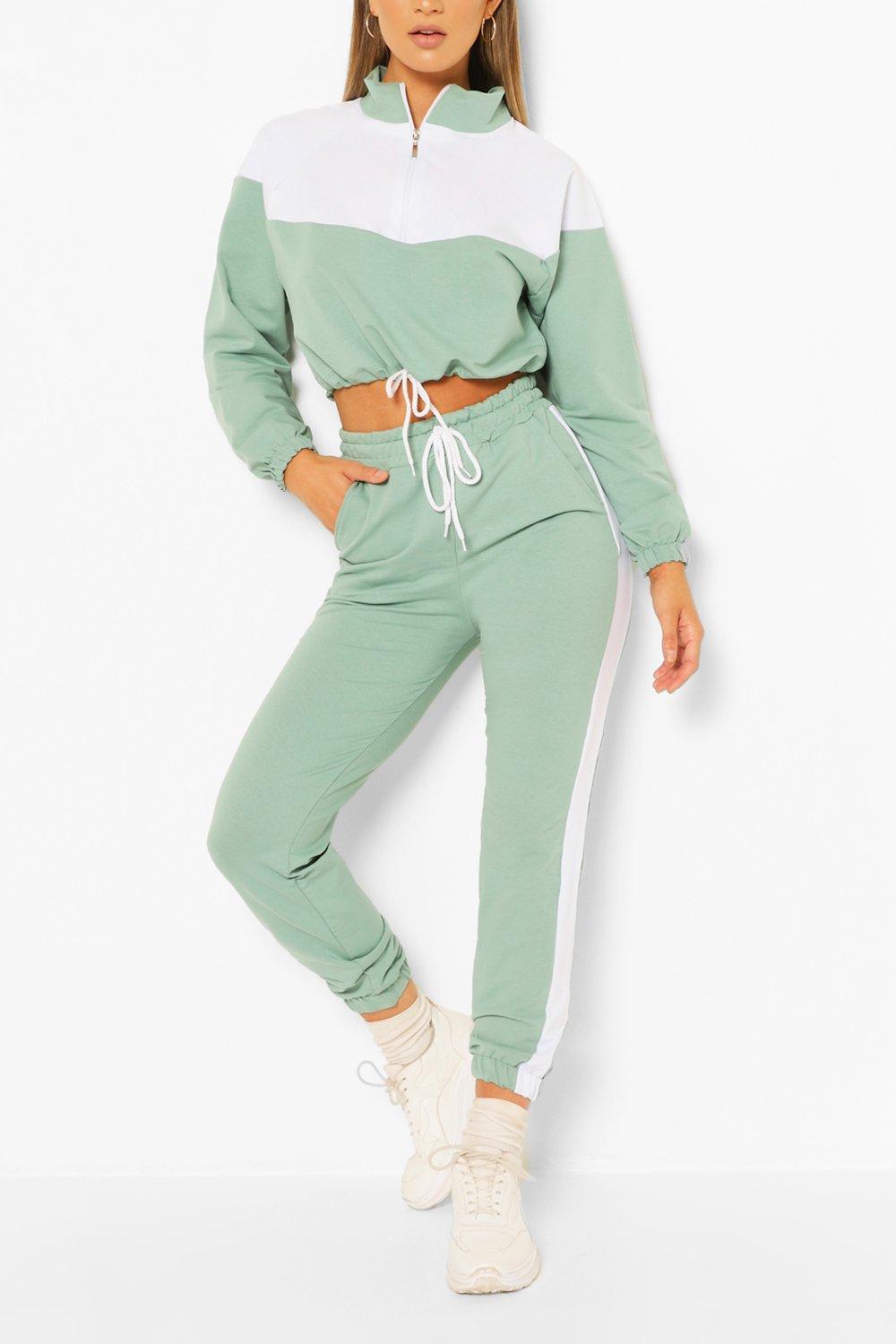 high neck tracksuit