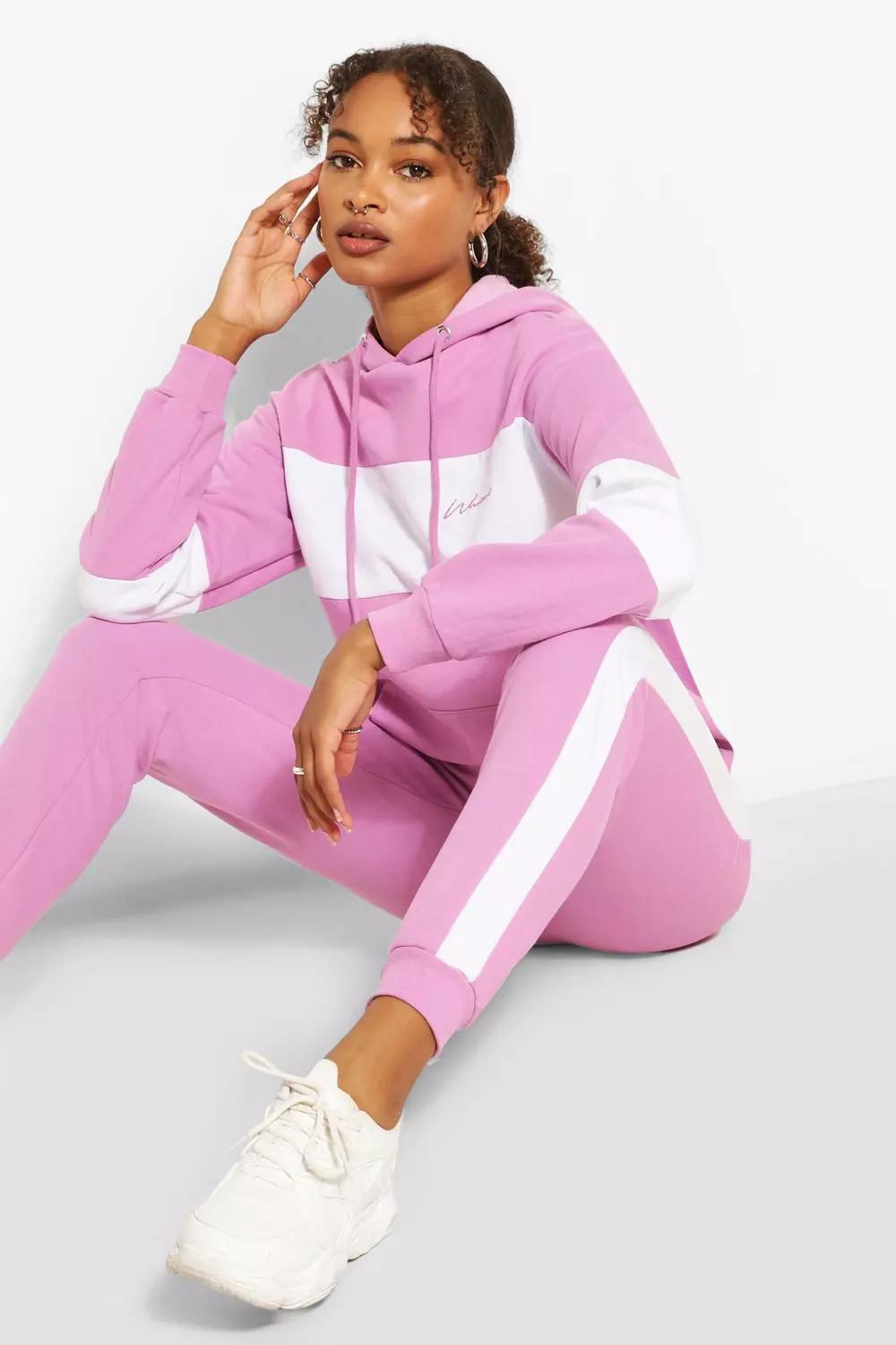 Colour block tracksuit womens new arrivals