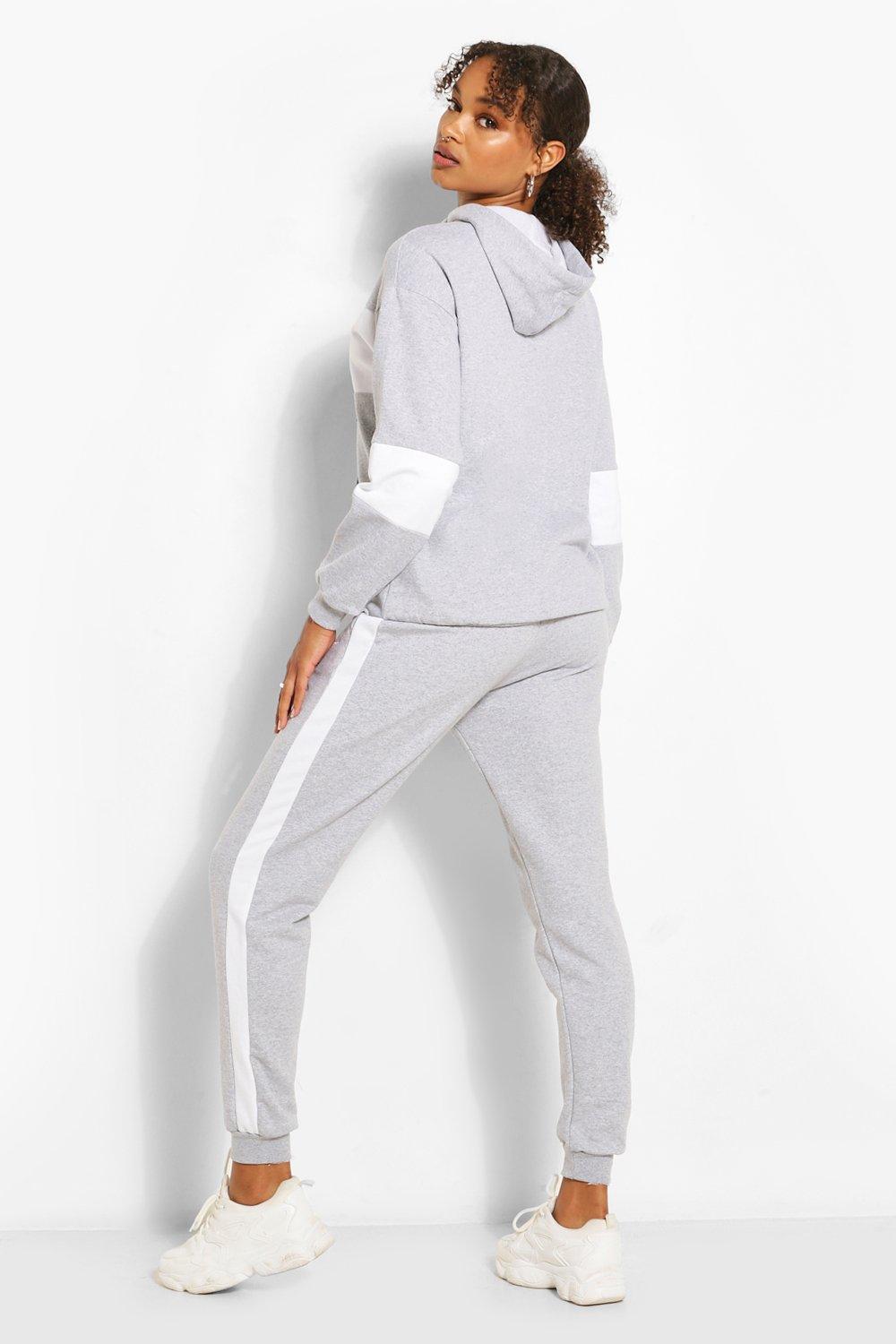 Woman Script Colour Block Tracksuit