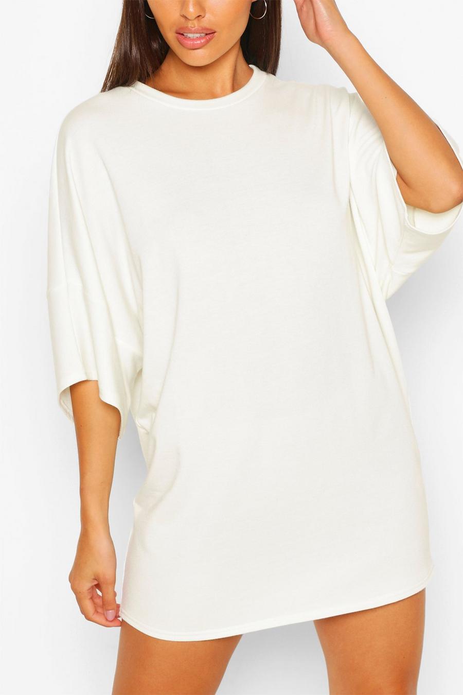 Soft Loopback Slouch Sweatshirt Dress image number 1