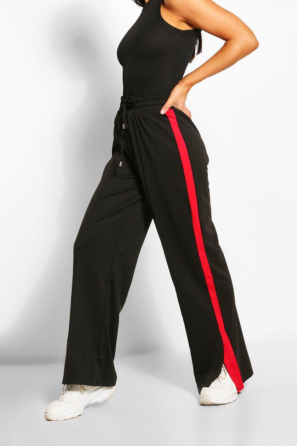 wide leg jogging trousers