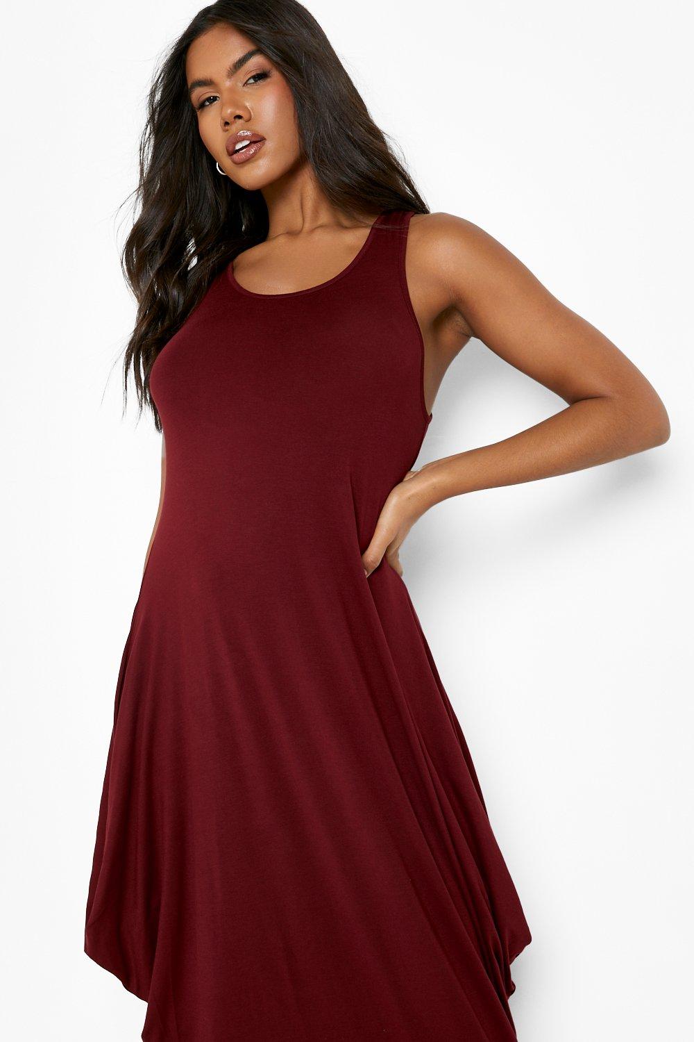 Boohoo racer back outlet maxi dress