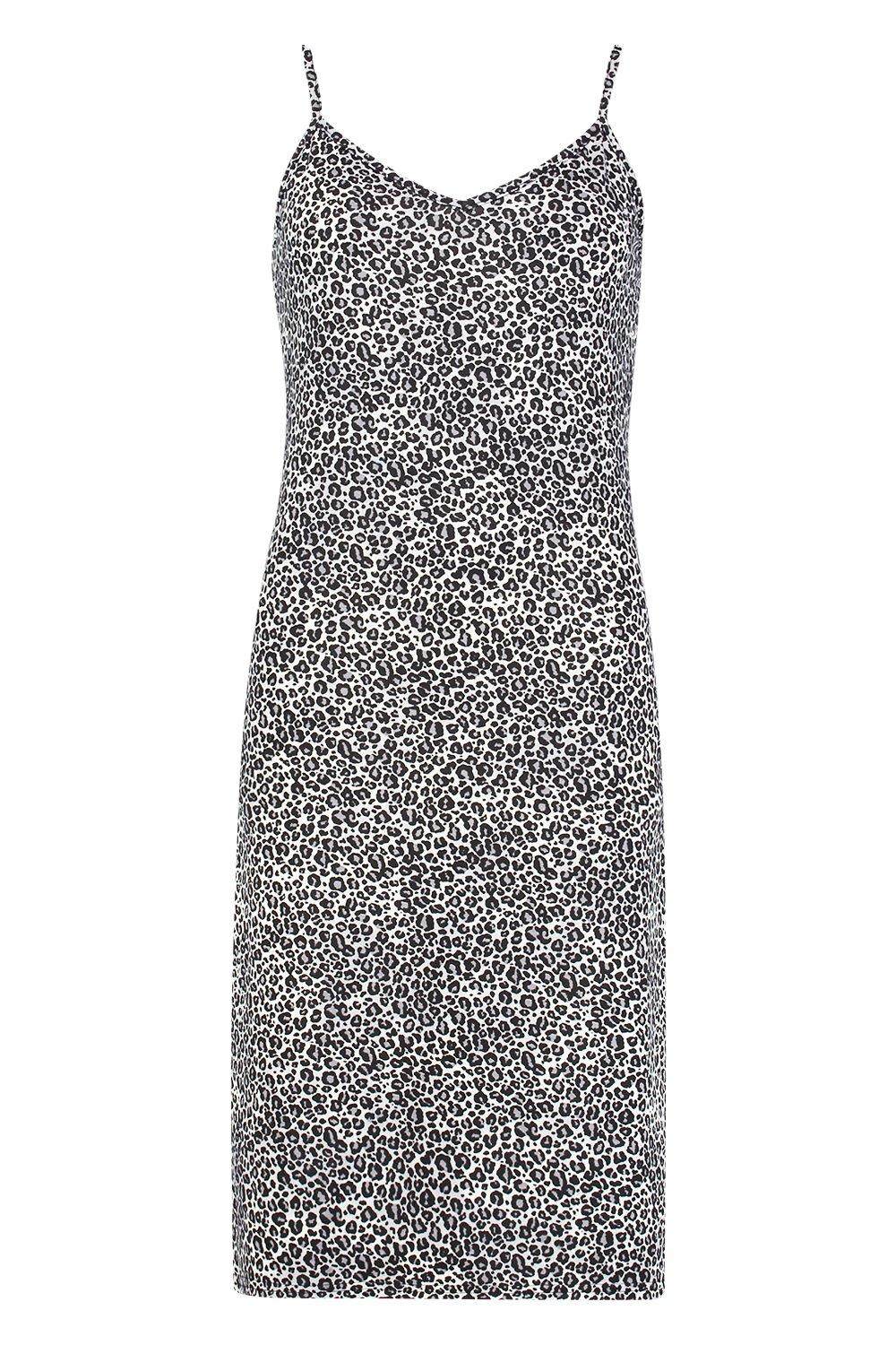 Bp leopard 2024 slip dress