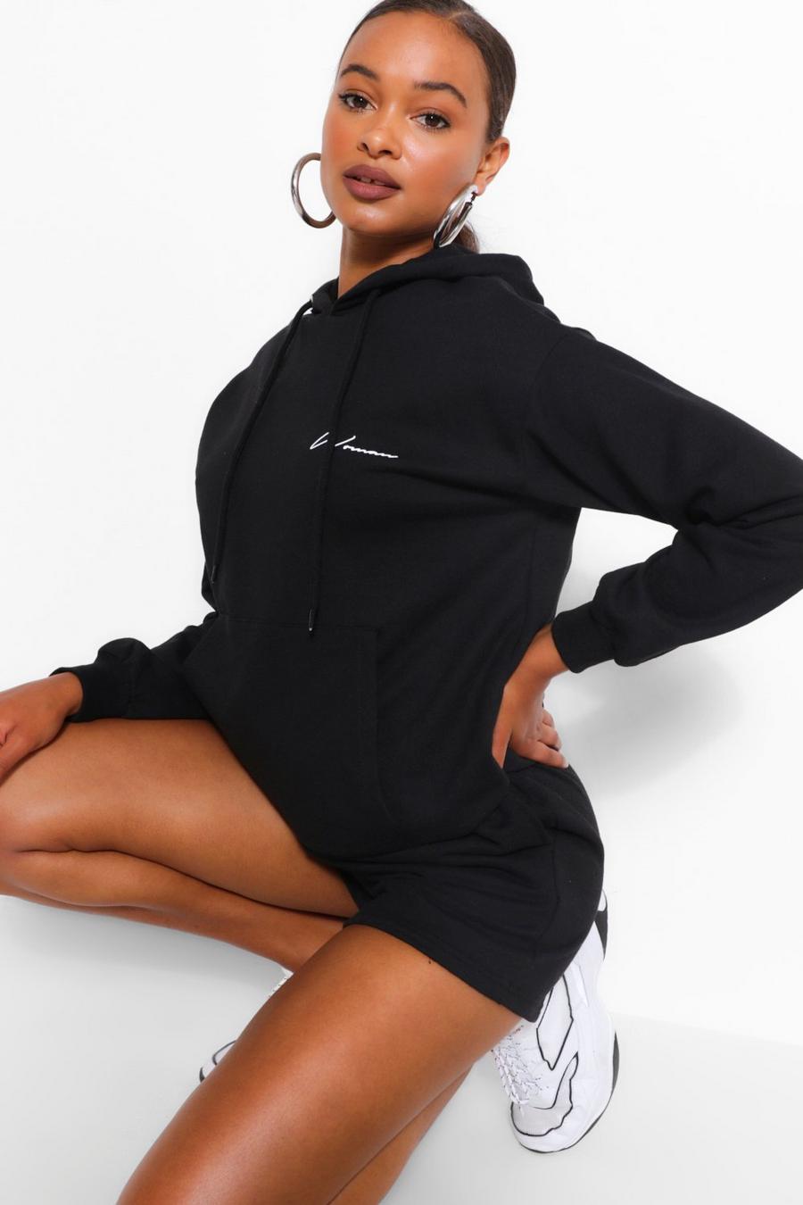 Black Woman Signature Oversize hoodie image number 1