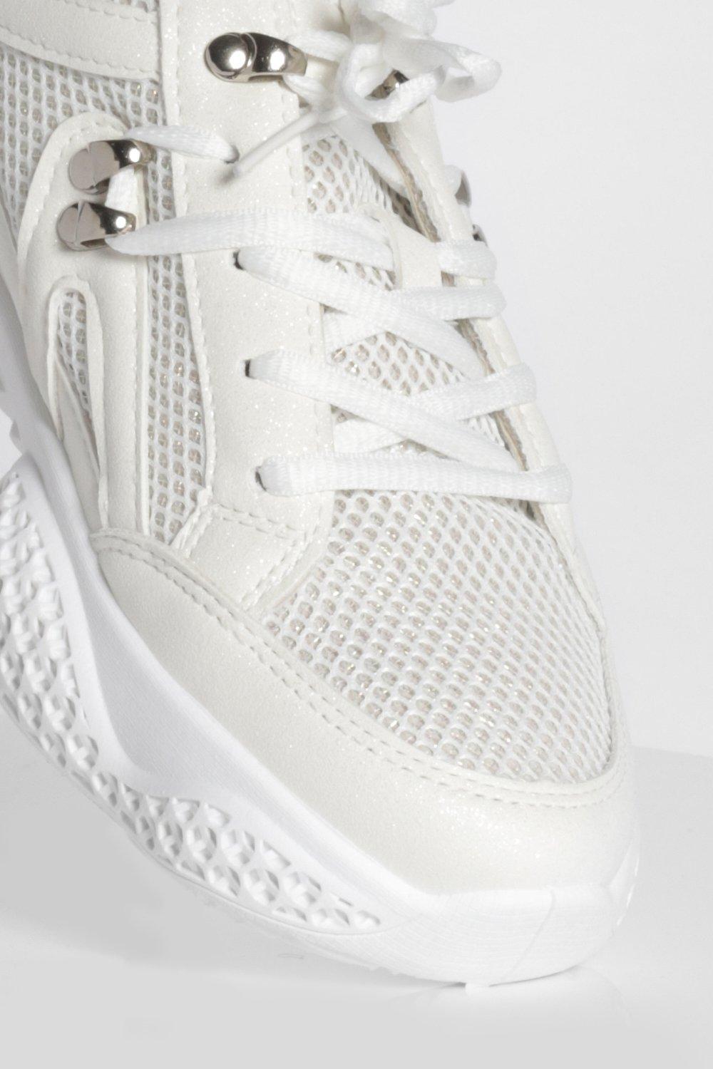White bubble trainers sales