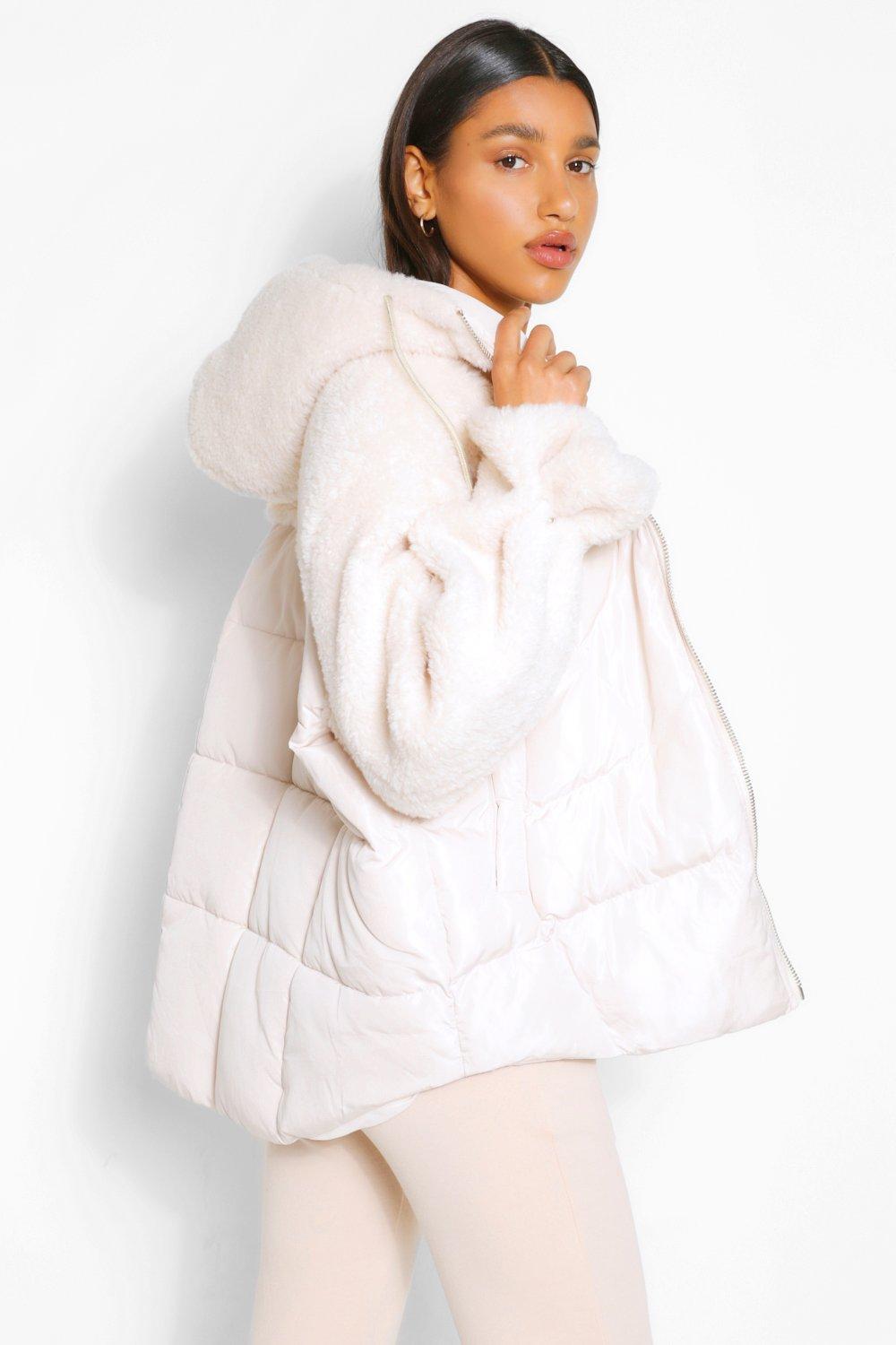 fabric puffer jacket