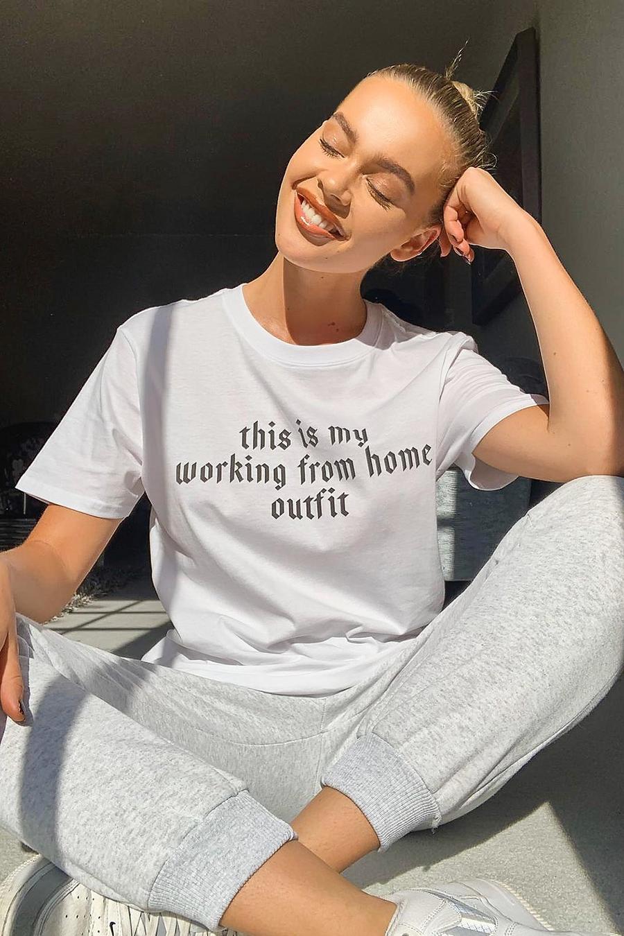 "This Is My Working From Home Outfit" T-shirt image number 1