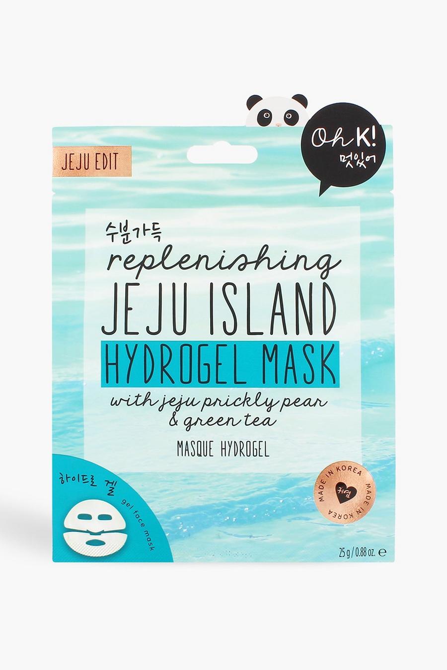 Oh K! Maschera idrogel all’acqua di mare e lava di Jeju, Azzurro image number 1