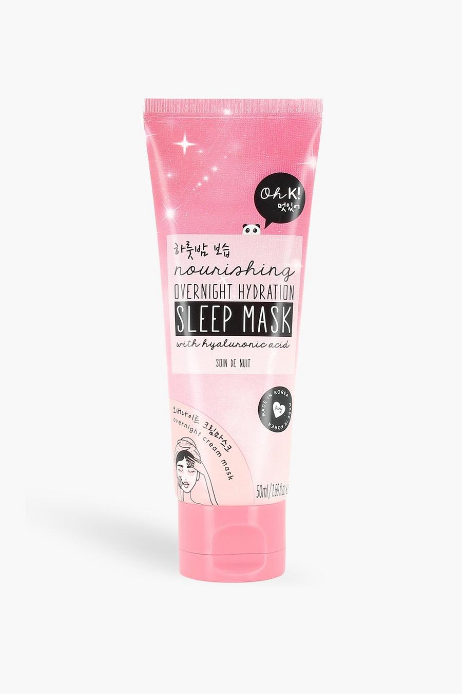 Pink Oh K! Overnight Hydration Sleep Mask image number 1