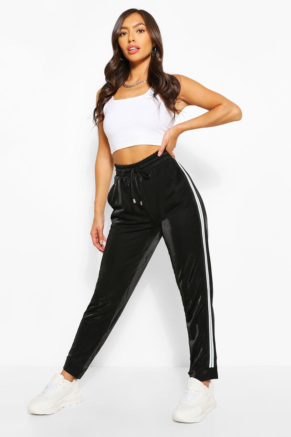 Velvet Side Stripe Jogger