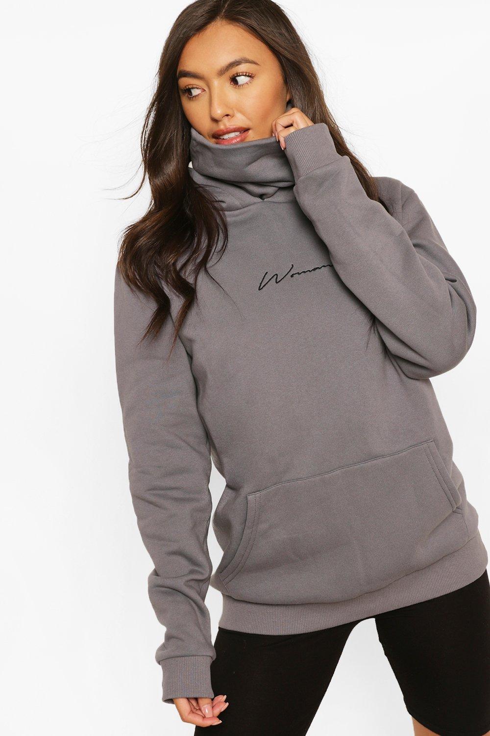 Woman Hoody With Snood