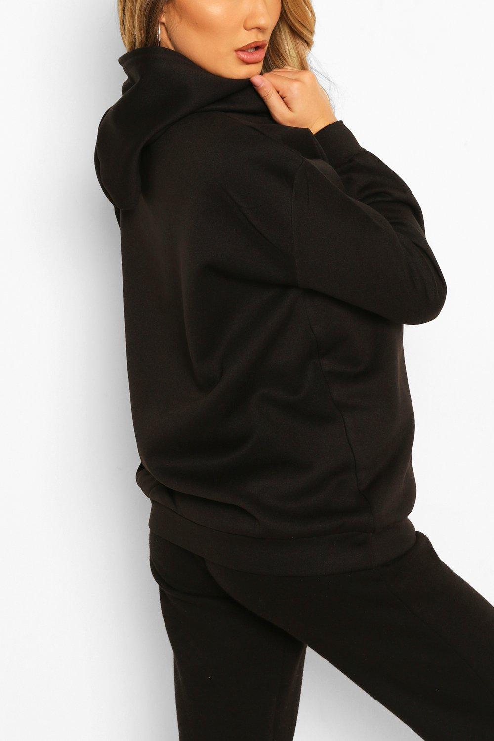 boohoo black hoodie