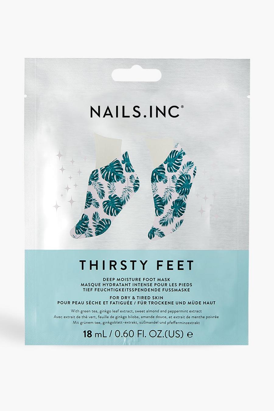 Nails Inc Thirsty Fußmaske, Silber image number 1