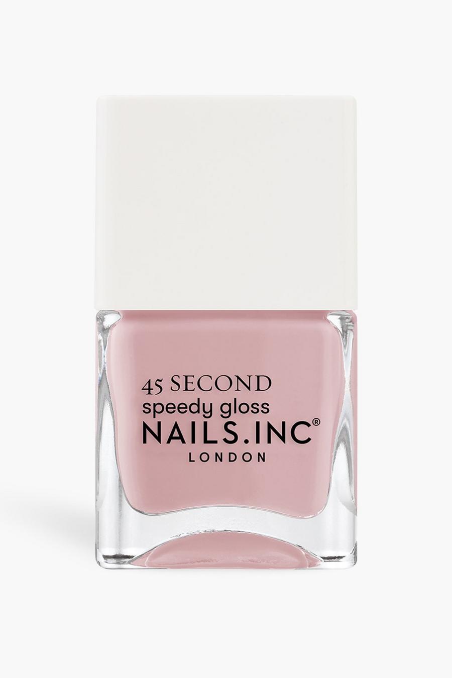 Pale pink Nails Inc 45 Sec Nagellack - King Cross image number 1
