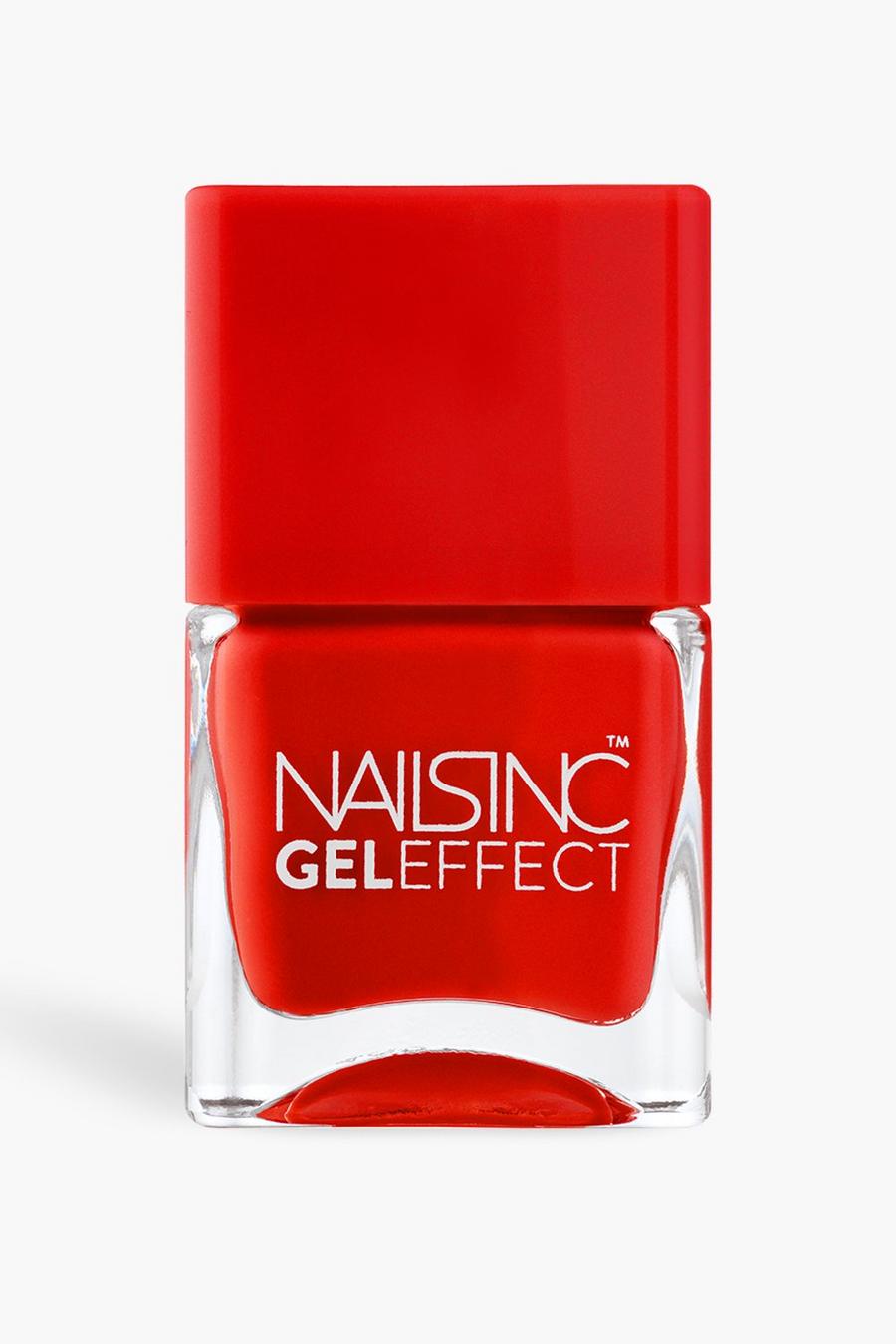 Nails Inc Gel Effect Nagellack – West End, Rot image number 1