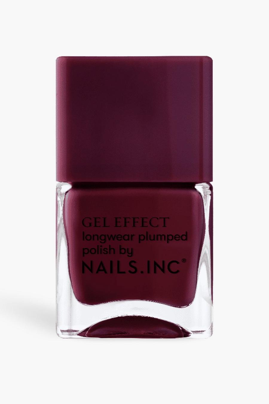 Nails Inc - Smalto per unghie effetto gel - Kensington High Bordogna, Rosso image number 1