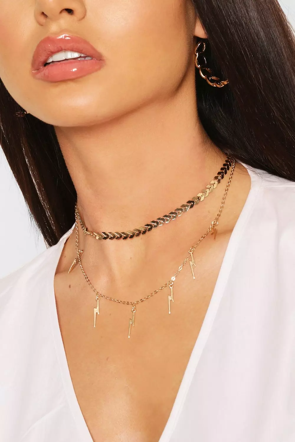 lightning bolt necklace forever 21