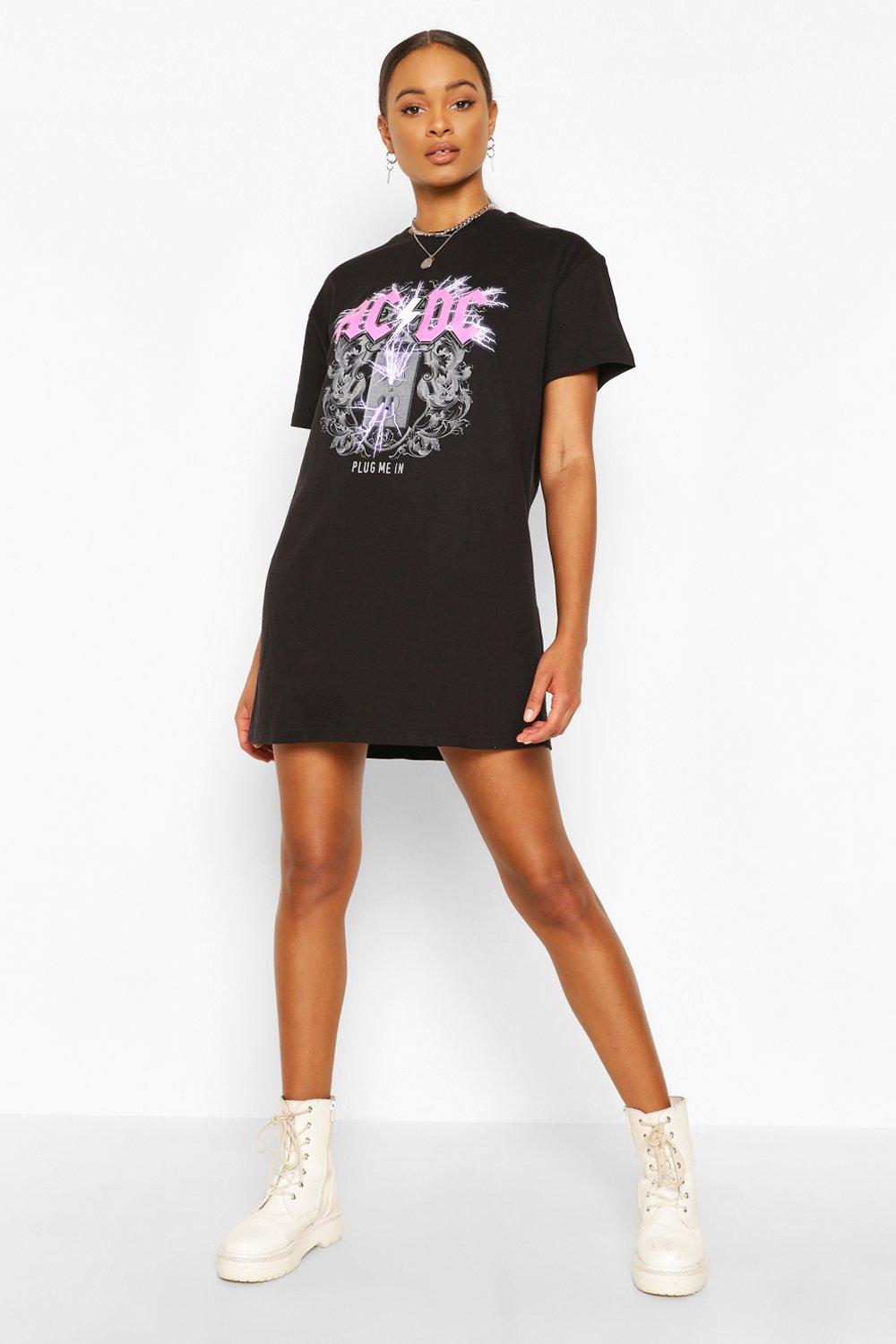 Acdc 2025 shirt dress