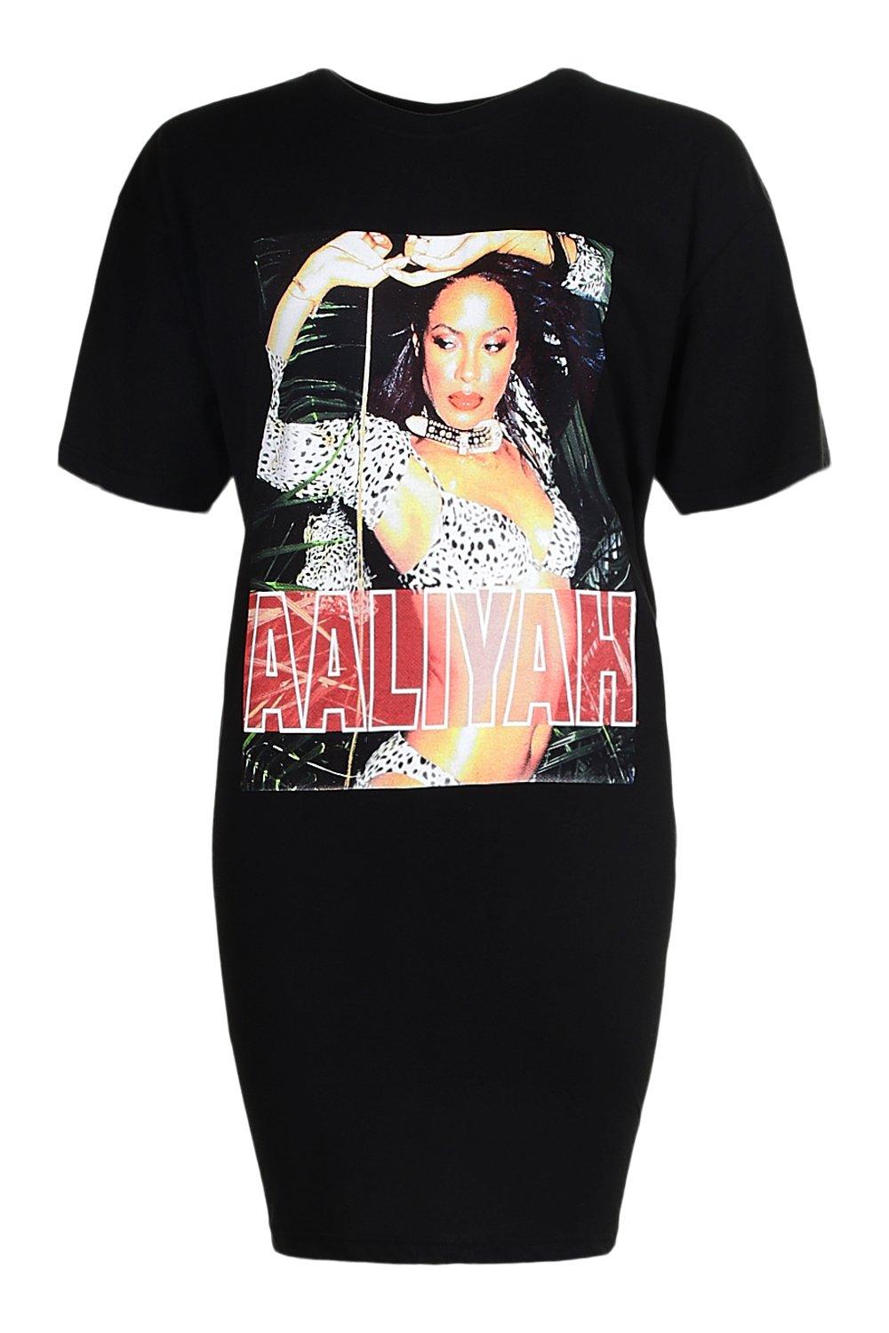 Aaliyah Graphic T Shirt Dress