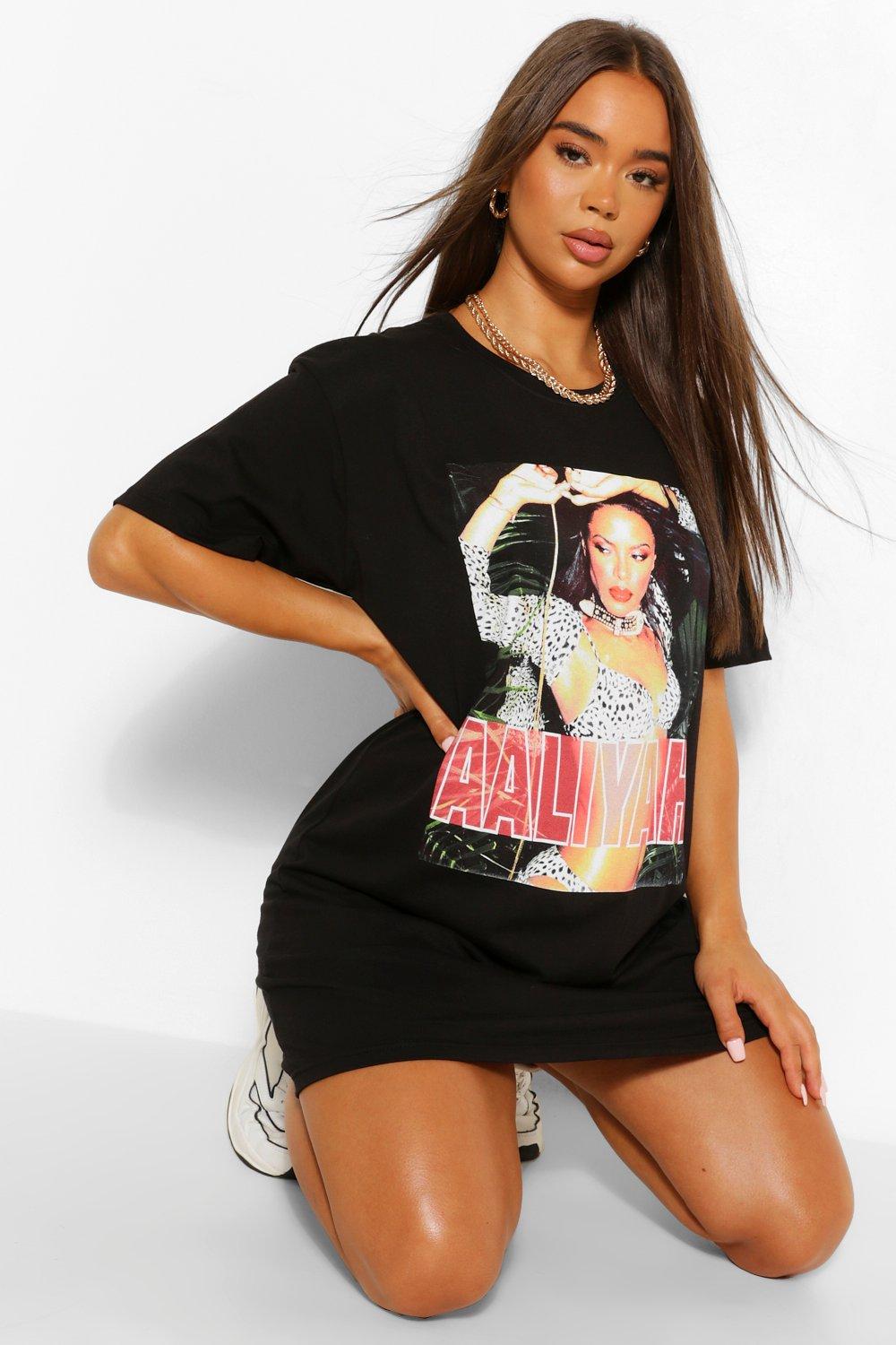 Aaliyah Graphic T-Shirt Dress