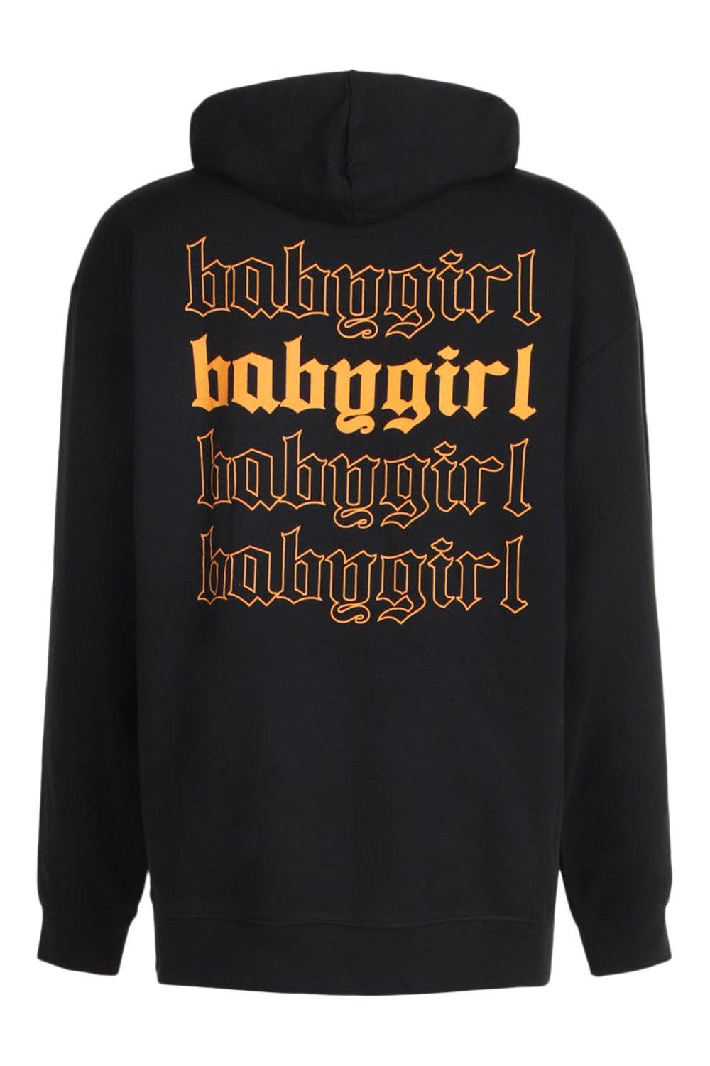 Baby girl best sale slogan hoodie