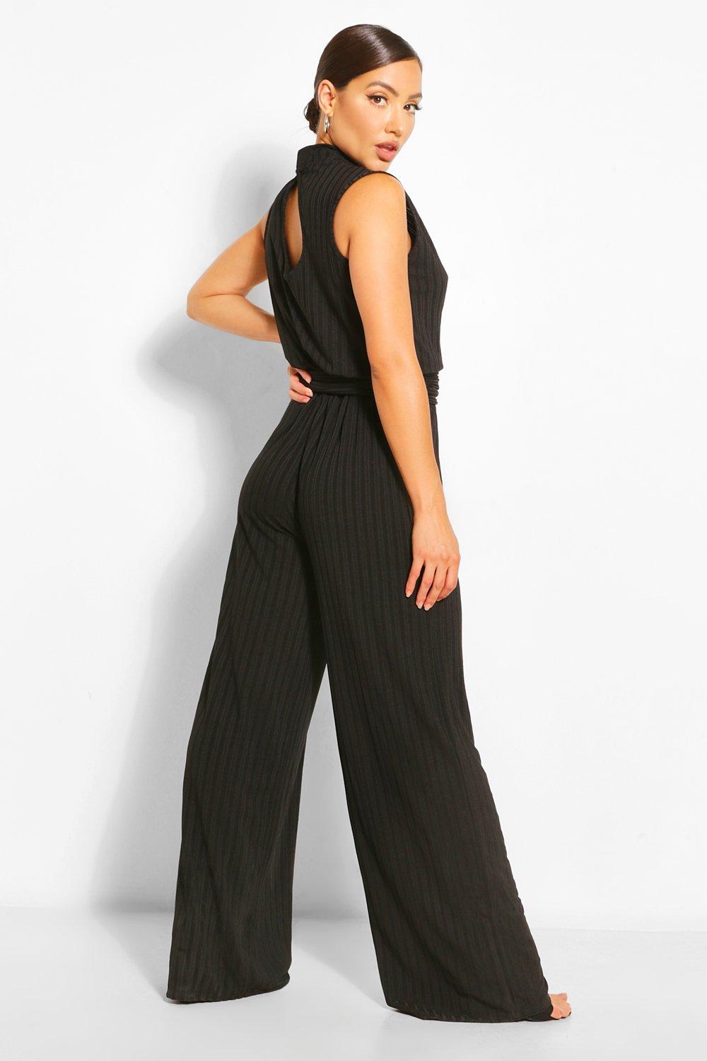 mandarin collar jumpsuit