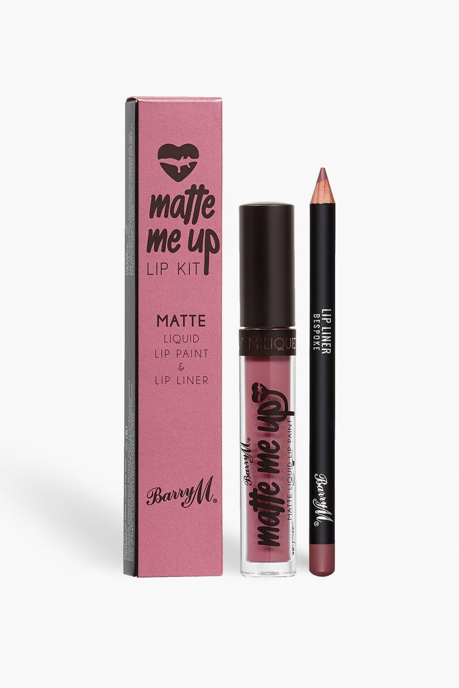 Pink Barry M Matte Me Up Lip Kit - Bespoke image number 1