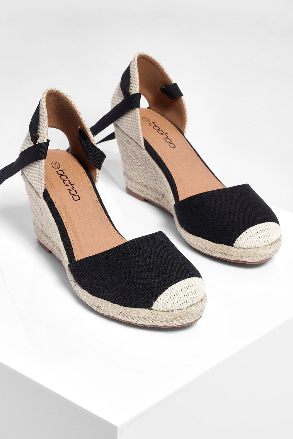 Round toe espadrille wedge store