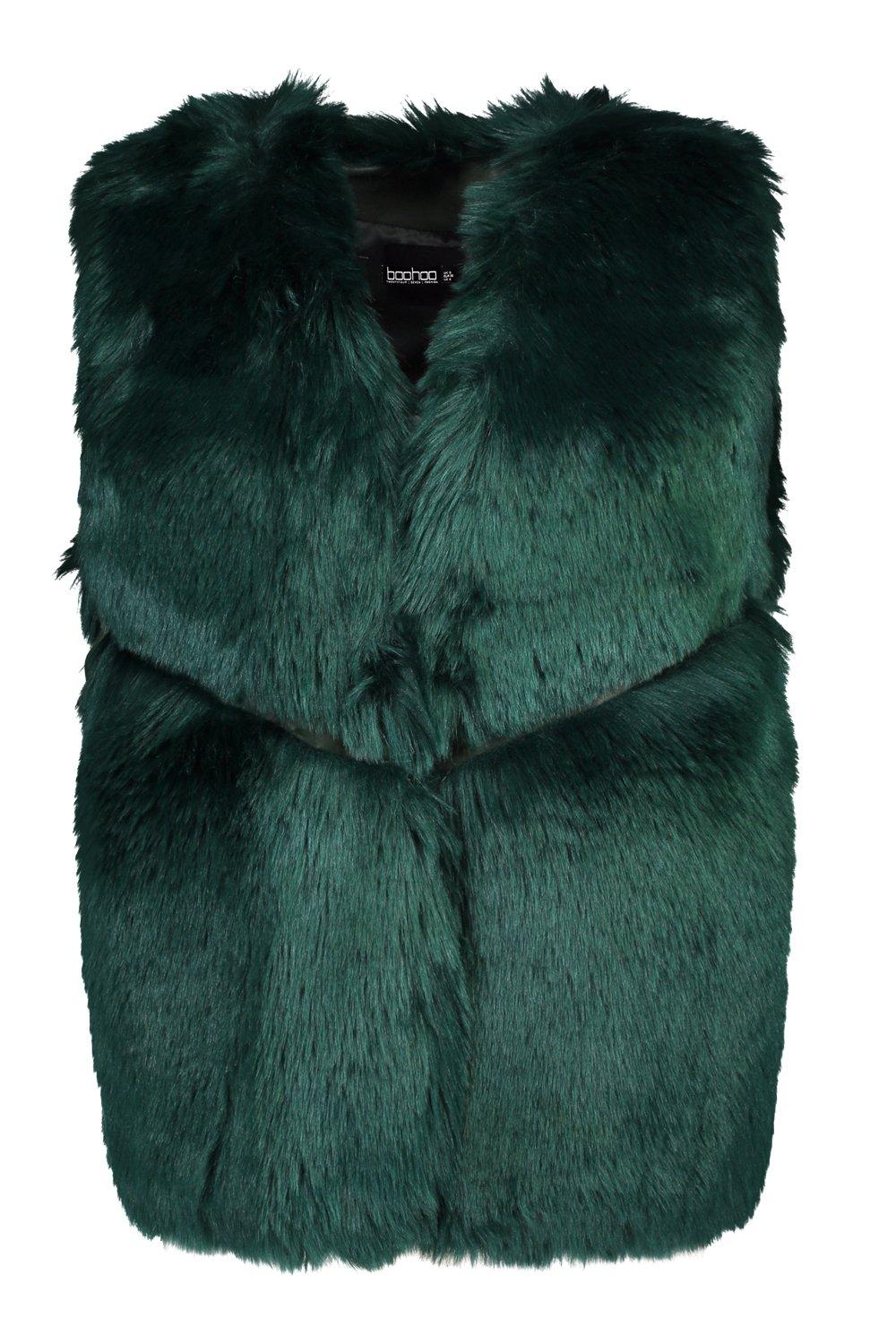 Boohoo faux hot sale fur gilet