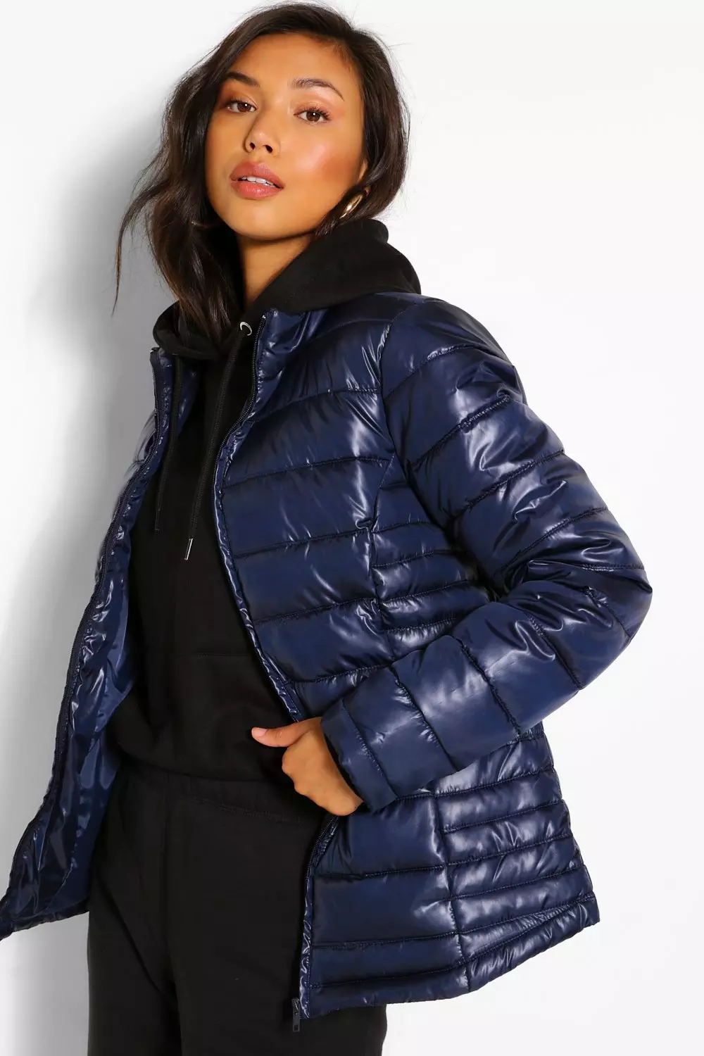 Fitted shop puffer jacket