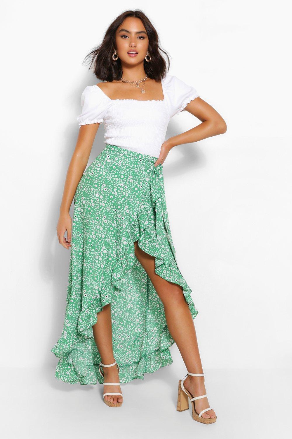 Floral Wrap Maxi Skirt - LivvyLand