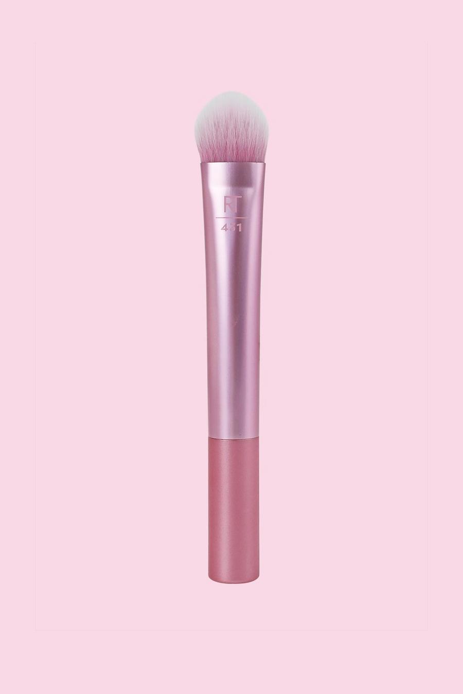 Pink rose Real Techniques Light Layer Highlighter Brush