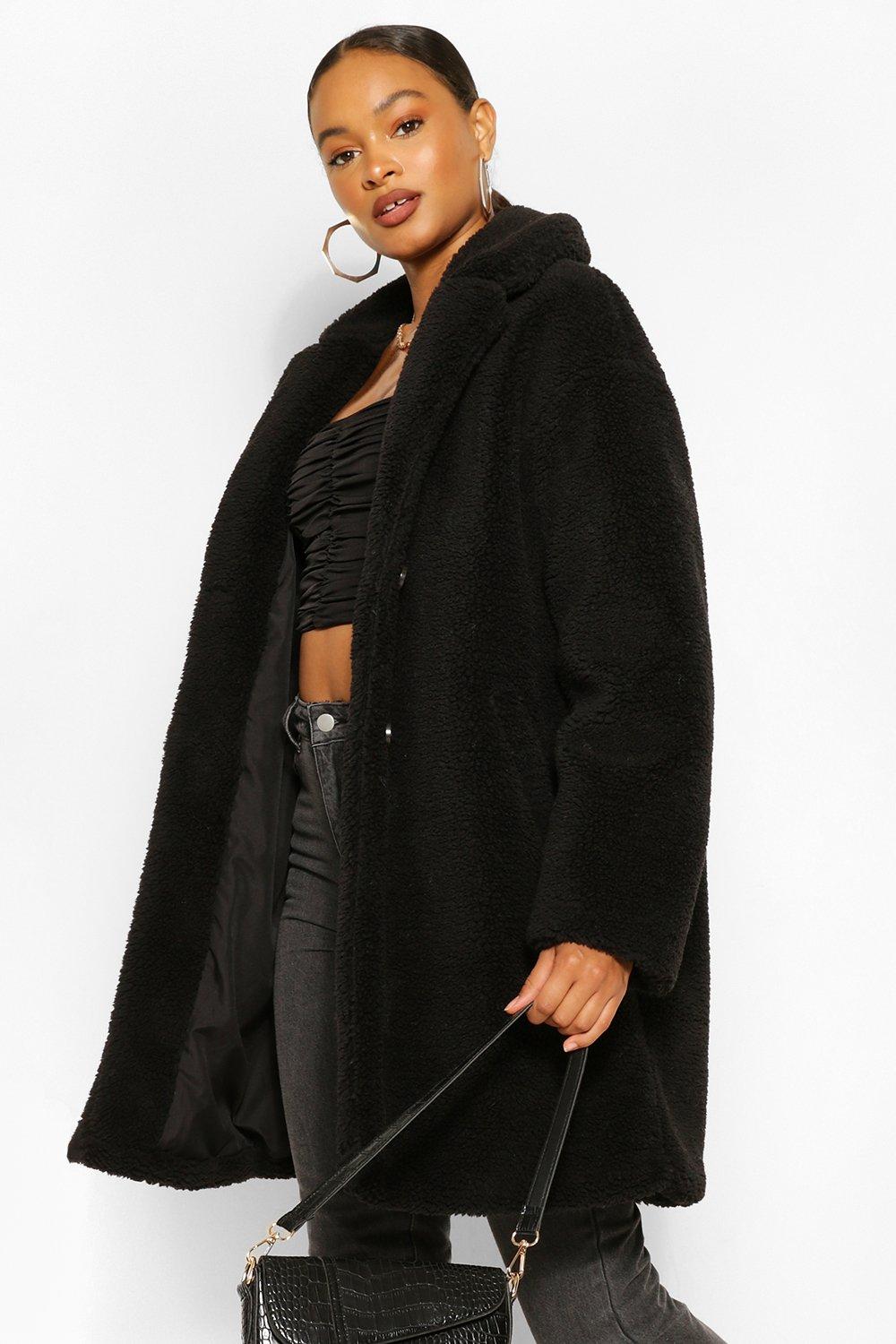 Boohoo hotsell teddy coat