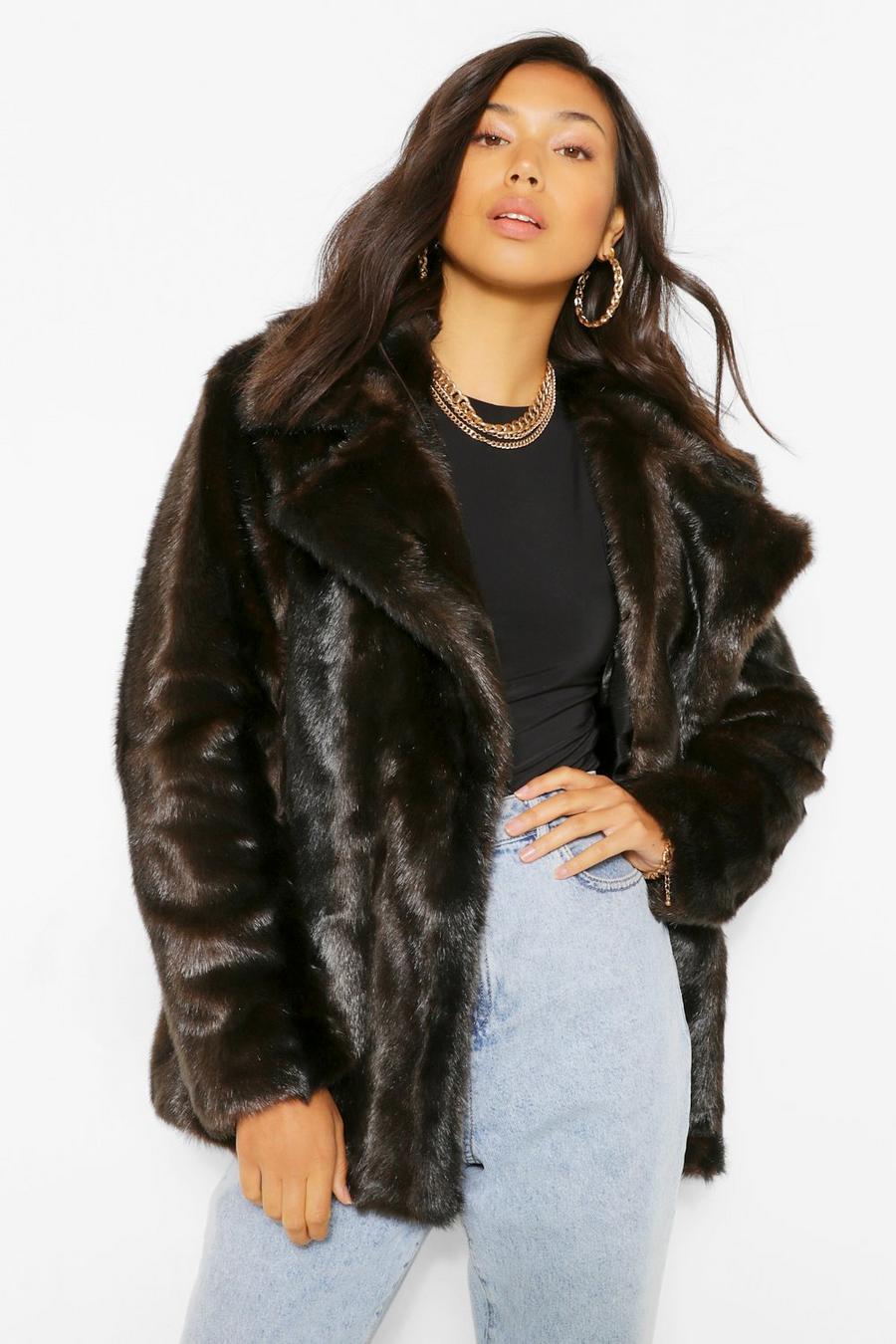 Vintage Faux Fur Coat | boohoo
