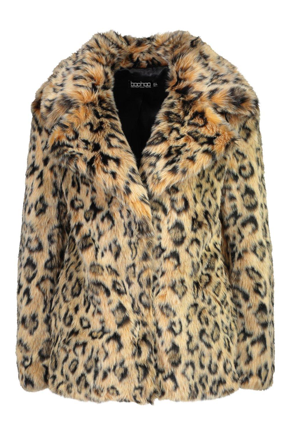 Boohoo leopard 2024 print coat