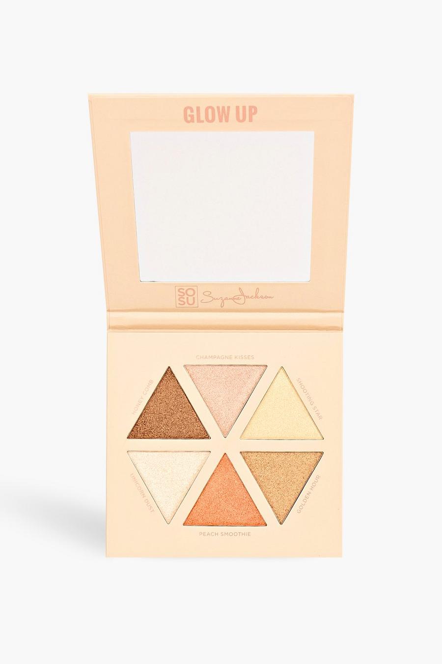 White SOSU Glow Up Highlighter Palette image number 1