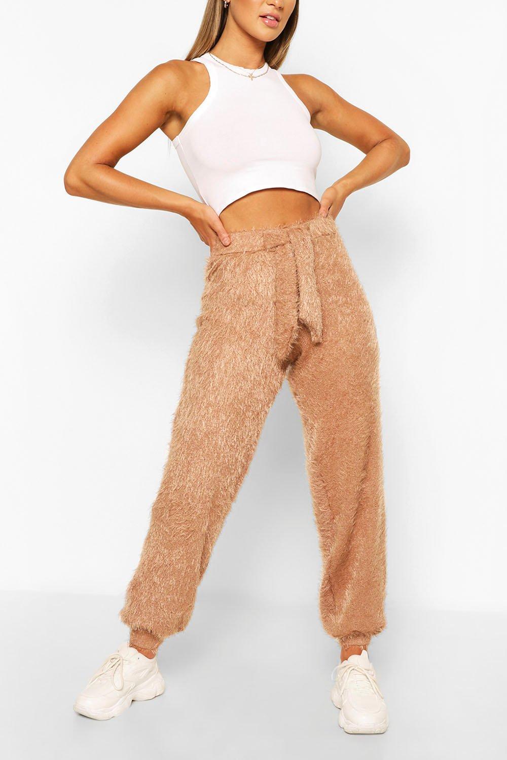 fluffy joggers womens