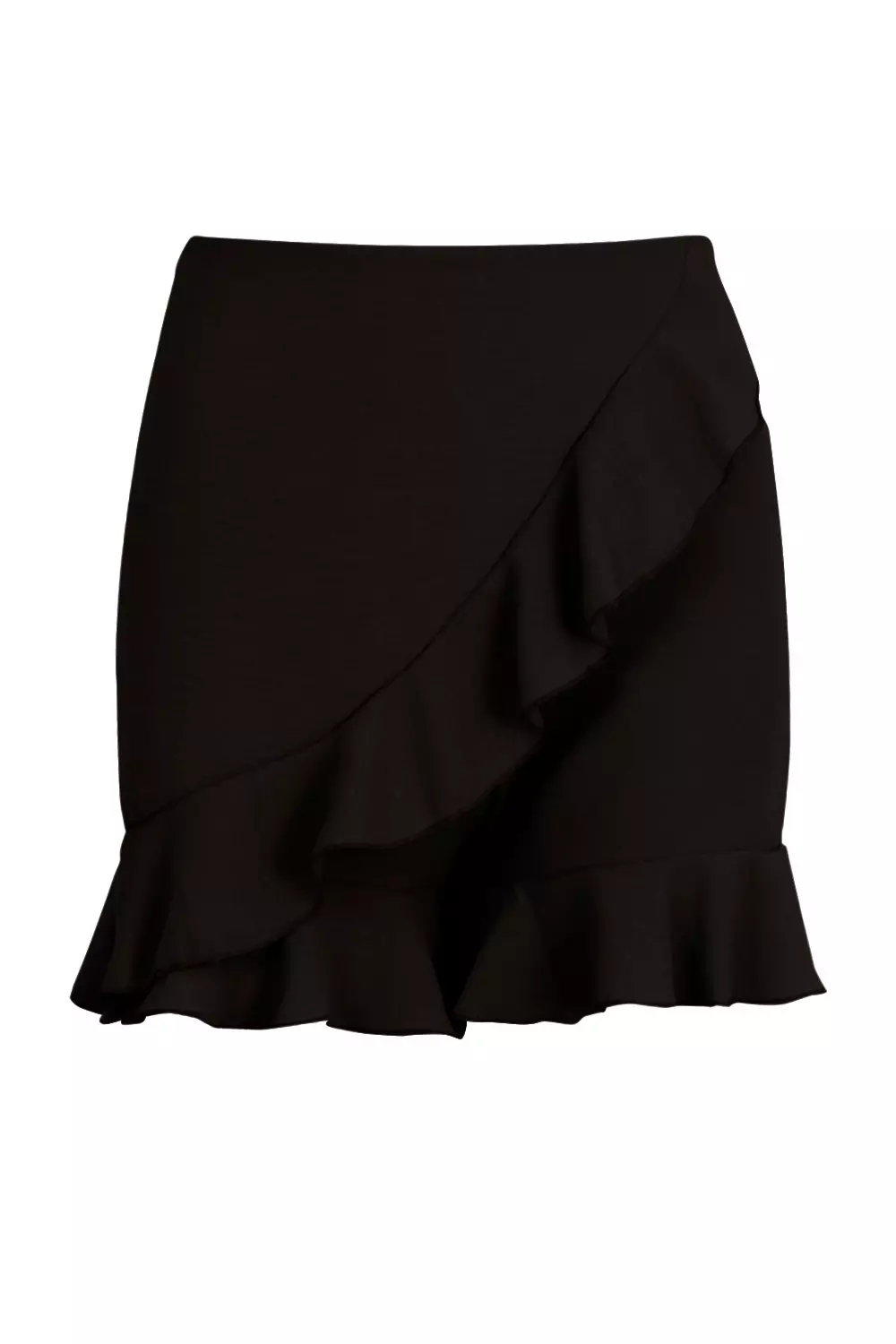 Black frill skort clearance boohoo