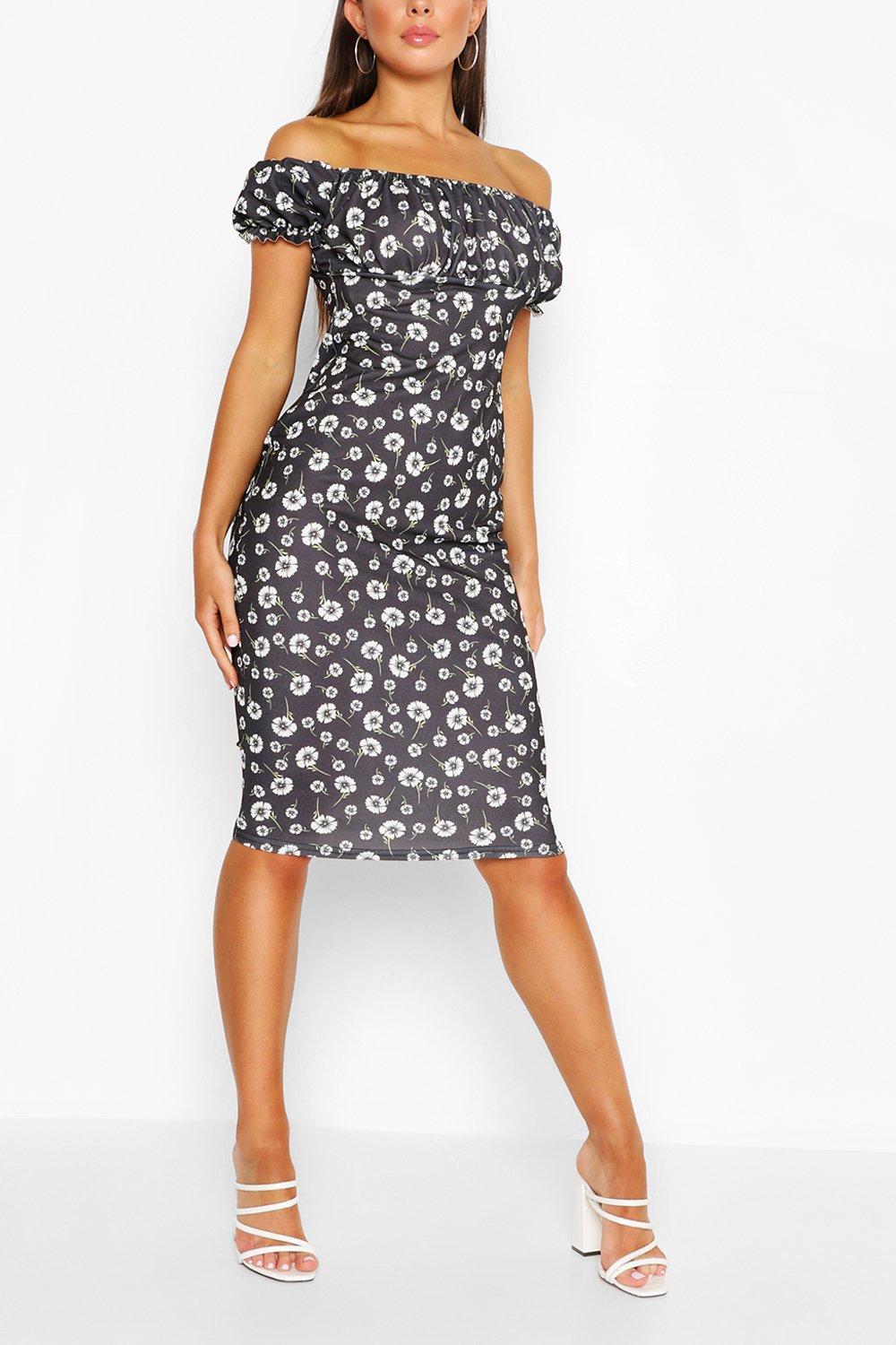 boohoo milkmaid dress