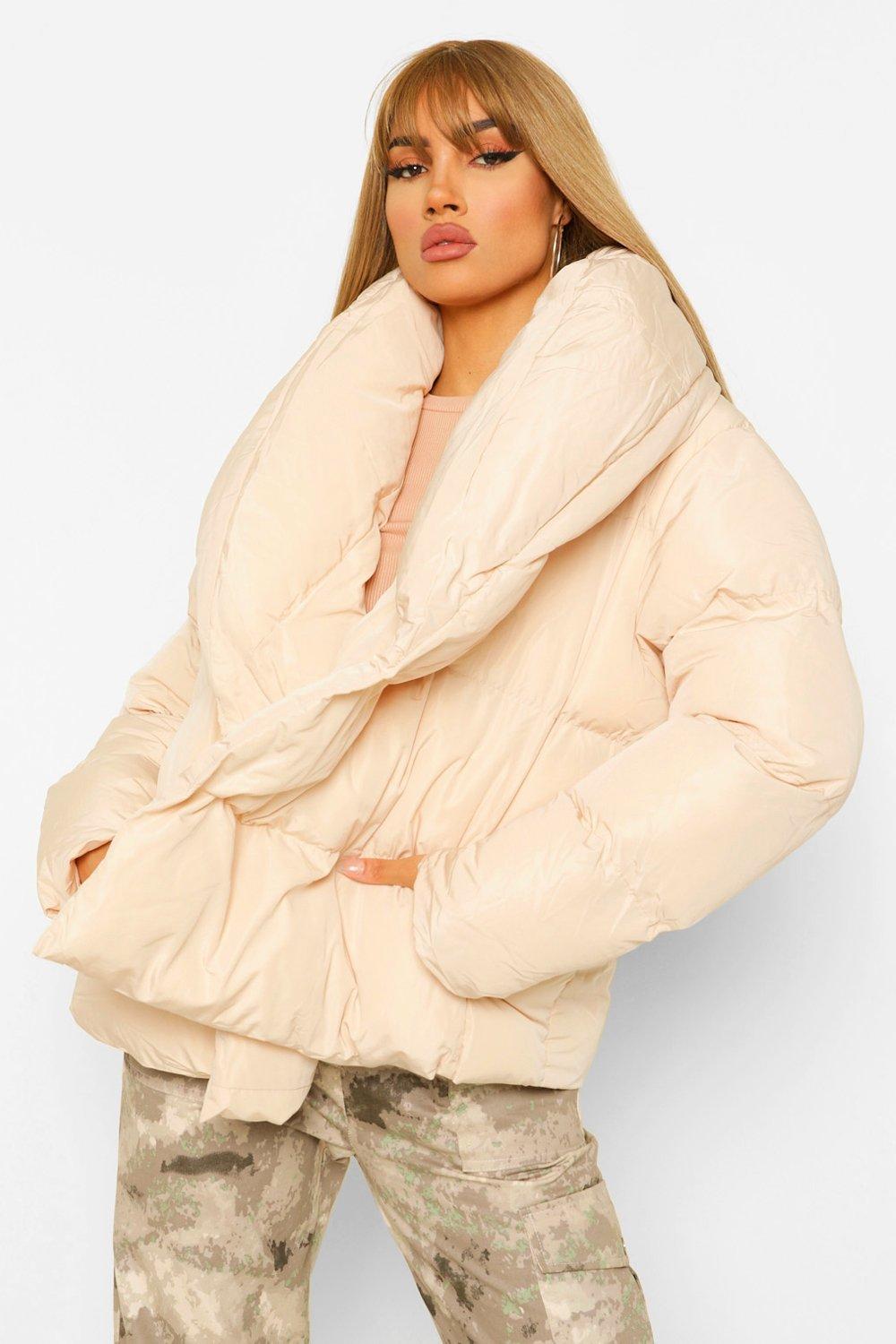 Boohoo duvet clearance coat