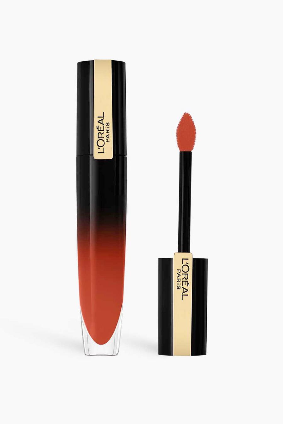 L'Oréal Paris Brilliant Signature Lip Gloss Colour Ink, Maroon, 304 Be Unafraid