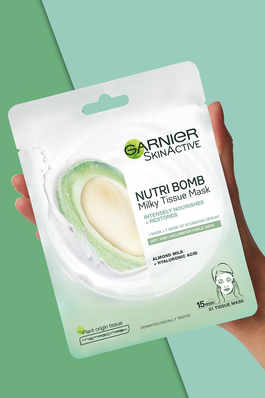 White Garnier Nutri Bomb Milky Sheet Mask Almond image number 1