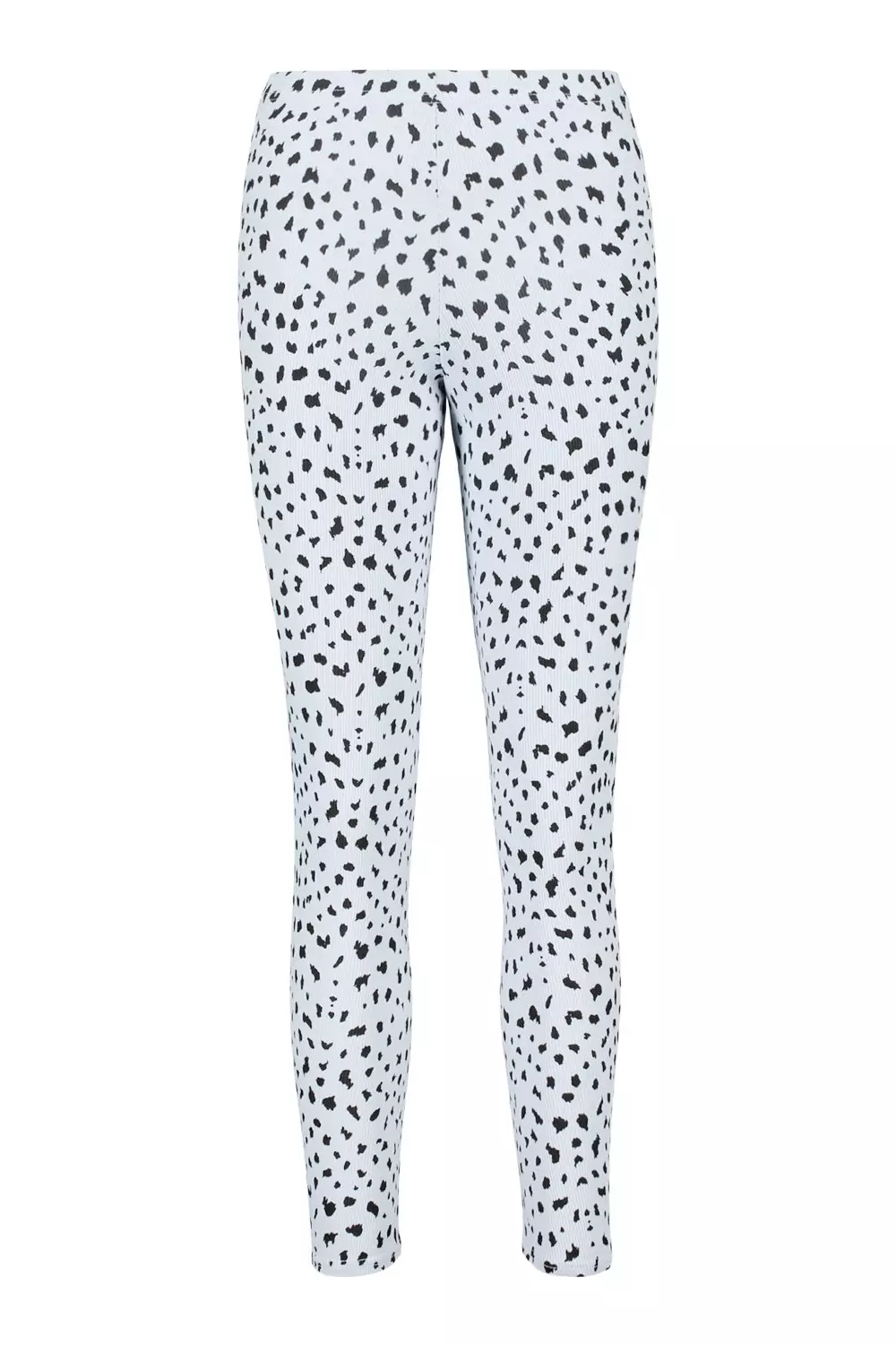 Dalmatian Print Rib Leggings