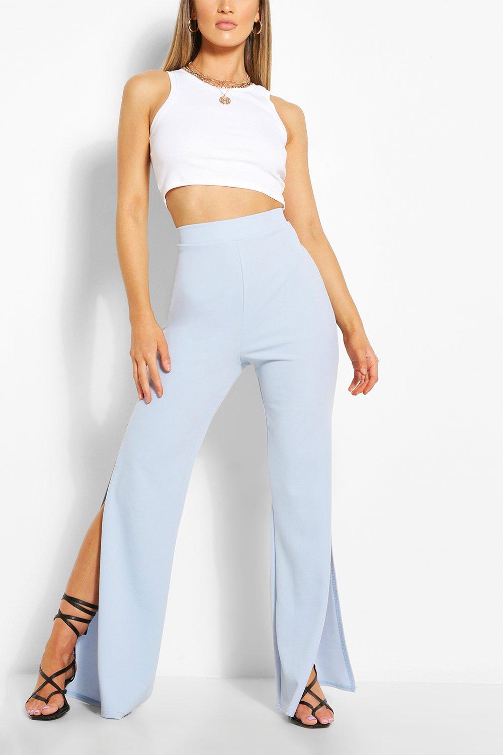 baby blue palazzo pants