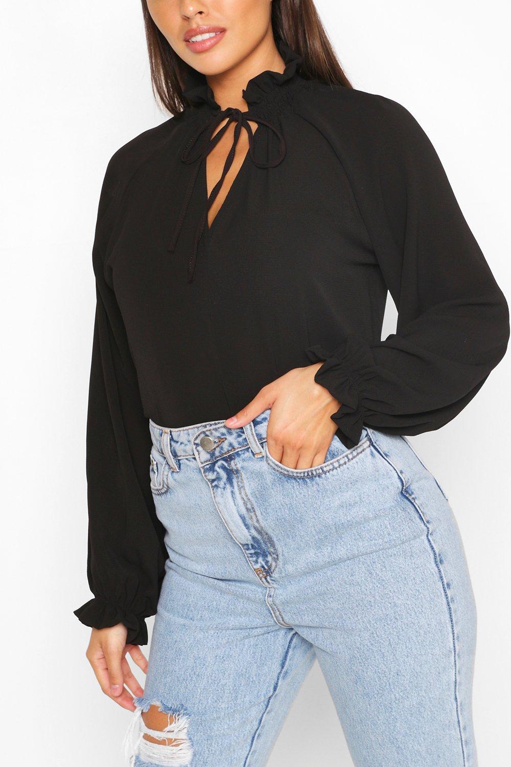 high neck keyhole top